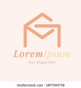 Messaging Mail Creative Company Logo Design Vector great for any purposes