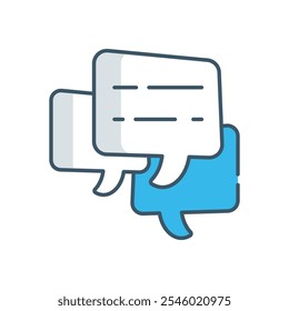 Messaging vector icon stock illustration