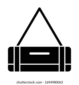 Messenger Bag Icon Glyph Vector Design