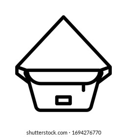 Messenger Bag Icon Outline Vector Design