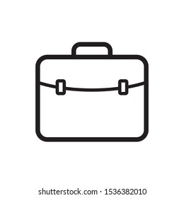 messenger bag icon vector symbol template