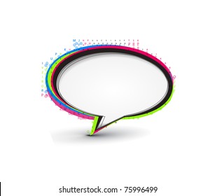 messenger bubble talk  icon vector illustration isolated,