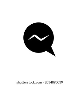 Messenger icon. Message. Vector graphics