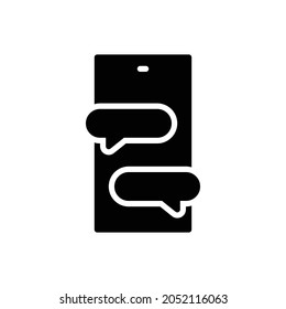 messenger icon, message icon vector illustration