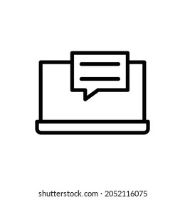 icono de mensajero, ilustración del vector de icono de mensaje