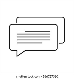 messenger icon on white background