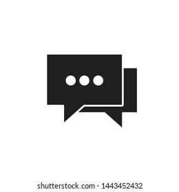 Messenger Icon Vector Logo Template