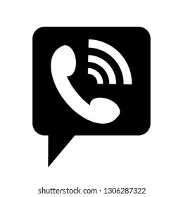 Messenger icon with wifi. vector