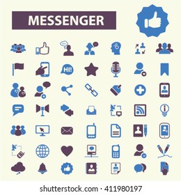 iconos de mensajería
