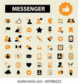 iconos de mensajería
