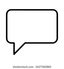 Messenger message icon on white background vector
Vector internet and technology icon