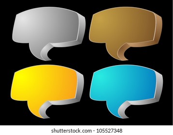 messenger window icon element, vector illustration.