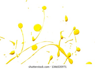 Messy Abstract Paint Splatters Vector