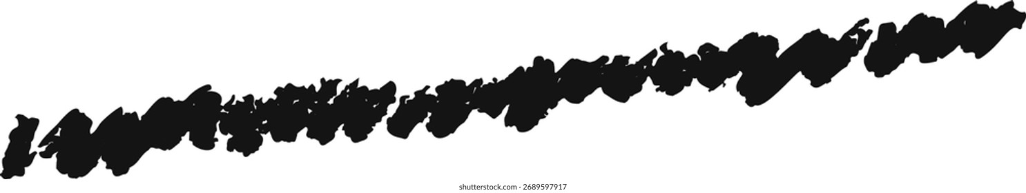 Design de linha de rabisco preto bagunçado