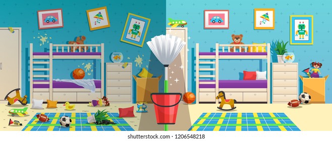 Messy Room Kid Images Stock Photos Vectors Shutterstock