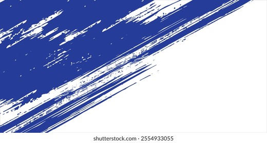 messy and distressed grunge background with blue ink stain vector illustration eps10