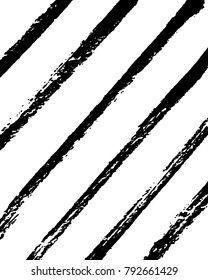 Messy dry brush ink strokes background texture. Vector illustration.