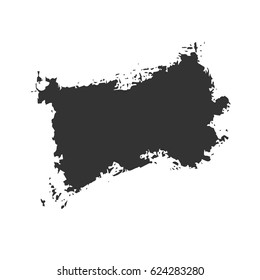 Messy grunge background - design element for an art draft. Vector texture.