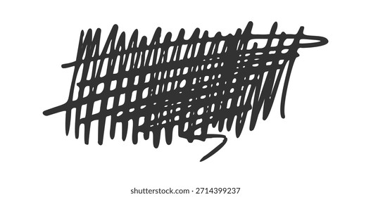 Schmutzige handgeschriebene Linien, schwarze Schrift