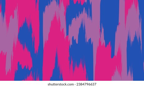 Paint desordenado golpea la pared Resumen Fondo. Pincel rosa, púrpura, azul de color pintado pinceladas
