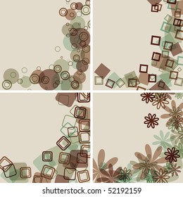 Messy retro design collection