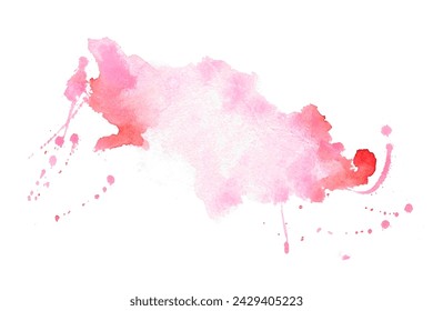 messy style abstract watercolor stoke texture background design vector