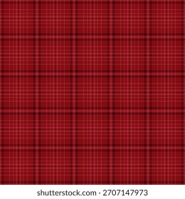 Messy Vektor nahtlosen Stoff, Vater textilen Hintergrund Muster. Herrenbekleidung Textur überprüfen Tartan kariert in roten und dunklen Farben Palette.