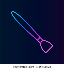 mestichino nolan icon. Simple thin line, outline vector of Education icons for UI and UX, website or mobile application on dark blue gradient background