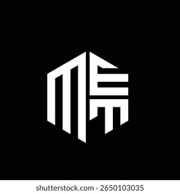
MET logo MET icon MET monogram MET letter minimalist Circle flat Unique modern abstract logo design.