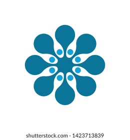 Meta Ball icon vector design template