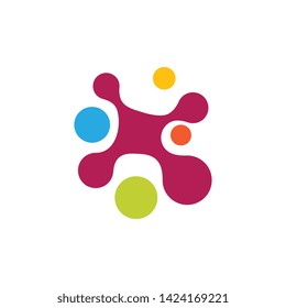Meta Ball icon vector design template