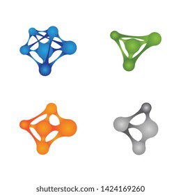 Meta Ball icon vector design template