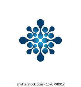 Meta Ball icon vector design template
