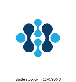 Meta Ball icon vector design template

