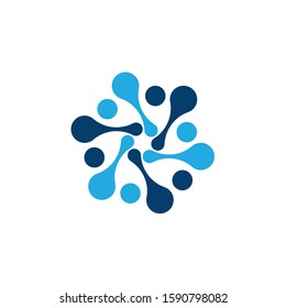 Meta Ball icon vector design template
