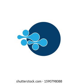 Meta Ball icon vector design template
