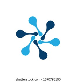 Meta Ball icon vector design template
