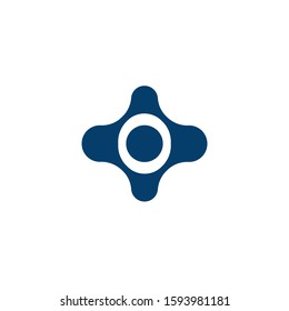 Meta Ball icon vector design template
