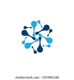 Meta Ball icon vector design template
