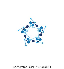 Plantilla de diseño de vectores de icono Meta Ball