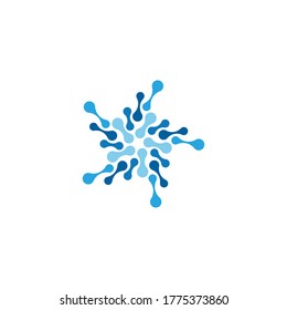 Meta-Ball-Symbol, Vektordesign-Vorlage