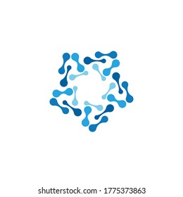 Meta-Ball-Symbol, Vektordesign-Vorlage