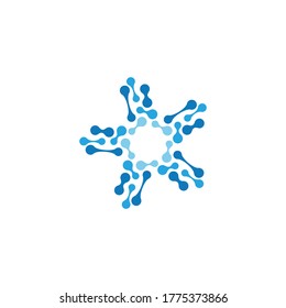 Meta-Ball-Symbol, Vektordesign-Vorlage