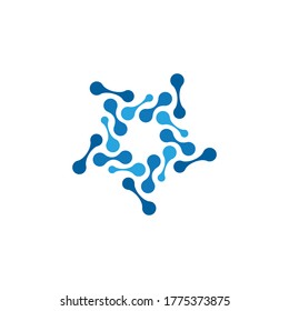 Meta-Ball-Symbol, Vektordesign-Vorlage