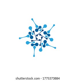 Meta Ball icon vector design template