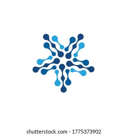 Meta-Ball-Symbol, Vektordesign-Vorlage