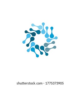 Meta-Ball-Symbol, Vektordesign-Vorlage