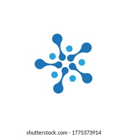 Meta Ball icon vector design template