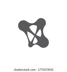 Meta-Ball-Symbol, Vektordesign-Vorlage