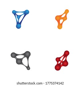Meta-Ball-Symbol, Vektordesign-Vorlage
